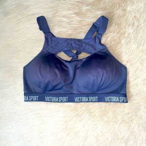 🪦 Victoria Secret Sport Firm Bra W/ Key Hole Size 32C Blue steel